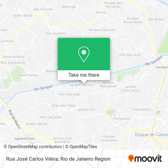 Rua José Carlos Viêira map