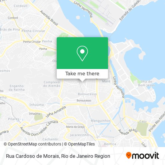 Rua Cardoso de Morais map
