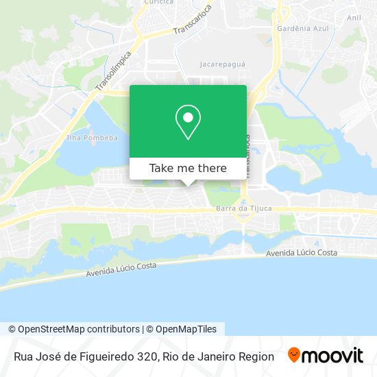 Mapa Rua José de Figueiredo 320