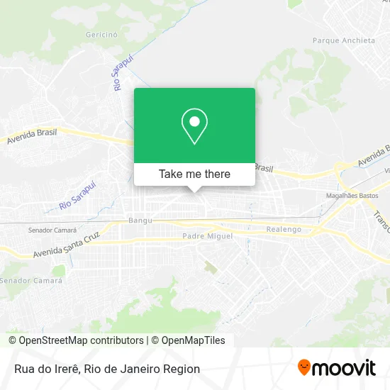 Rua do Irerê map