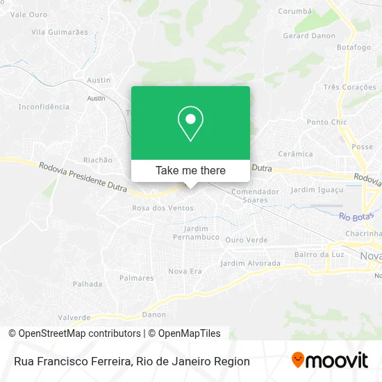 Rua Francisco Ferreira map