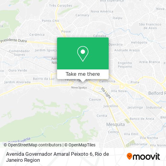 Avenida Governador Amaral Peixoto 6 map