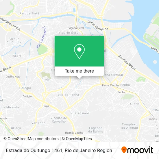 Estrada do Quitungo 1461 map