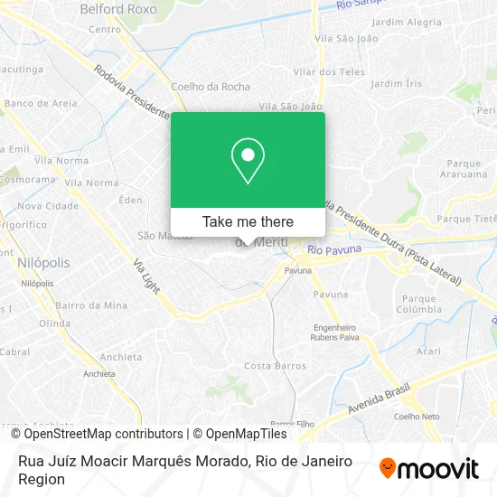 Rua Juíz Moacir Marquês Morado map