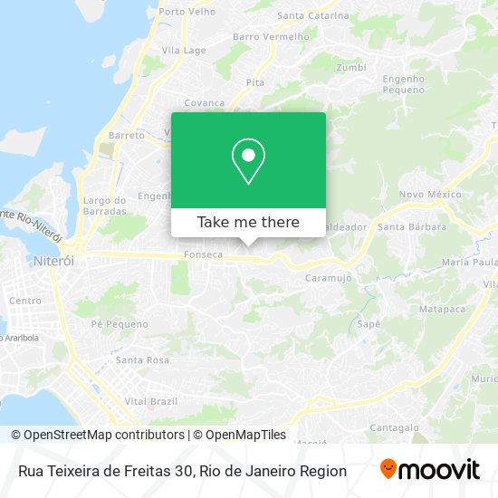 Mapa Rua Teixeira de Freitas 30