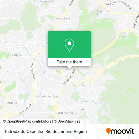 Estrada do Capenha map