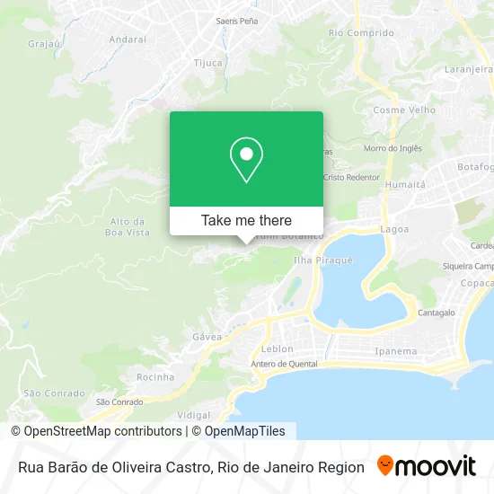 Rua Barão de Oliveira Castro map