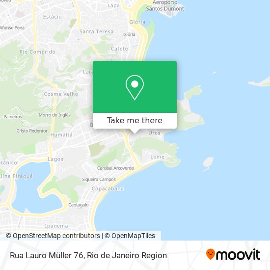 Mapa Rua Lauro Müller 76