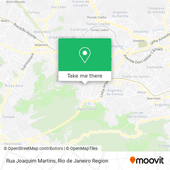 Mapa Rua Joaquim Martins