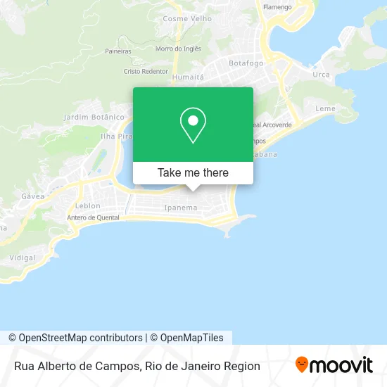Rua Alberto de Campos map
