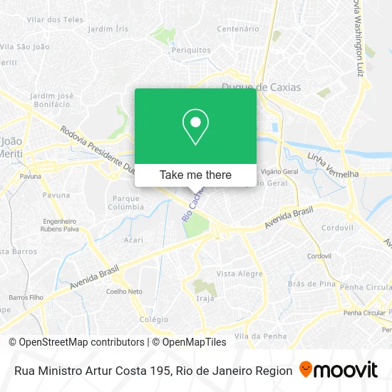 Rua Ministro Artur Costa 195 map