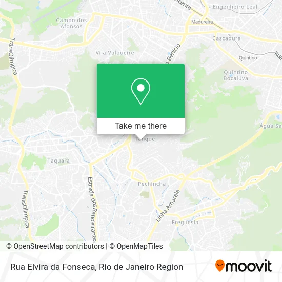 Rua Elvira da Fonseca map