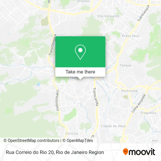 Rua Correio do Rio 20 map