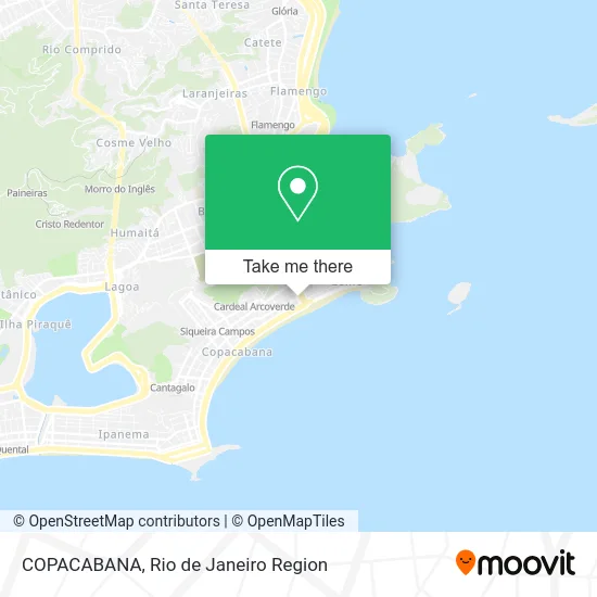 COPACABANA map