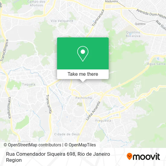 Rua Comendador Siqueira 698 map