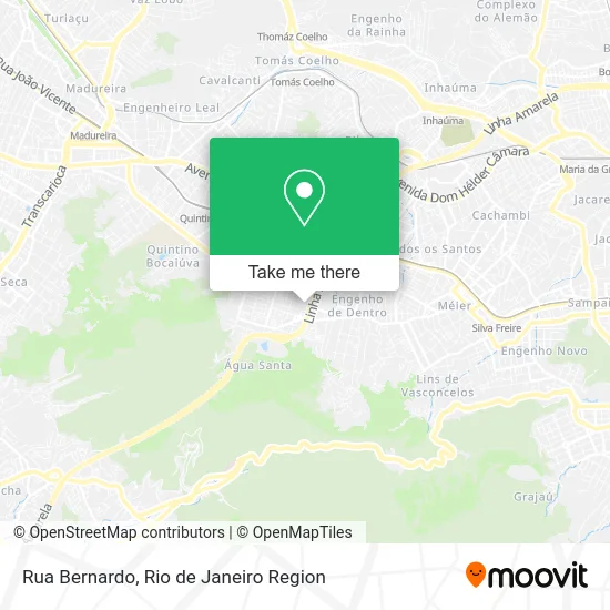 Rua Bernardo map