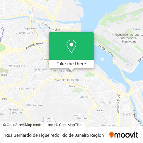 Mapa Rua Bernardo de Figueiredo