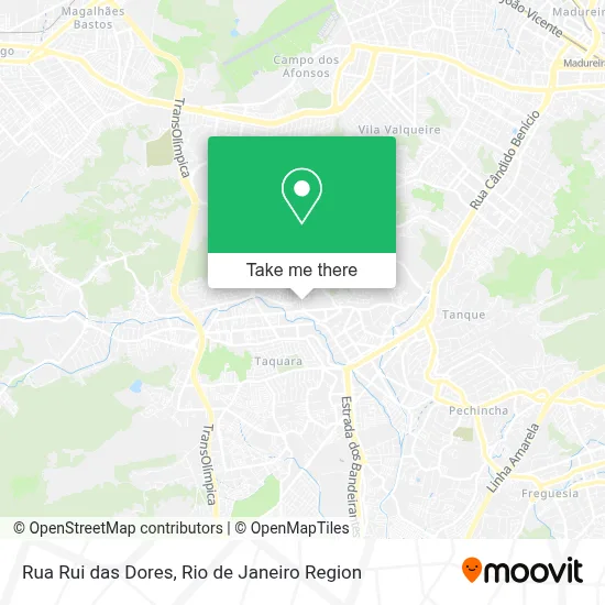 Rua Rui das Dores map