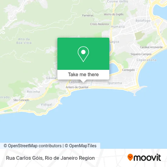 Rua Carlos Góis map