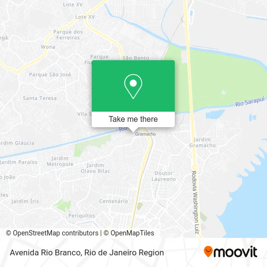 Avenida Rio Branco map
