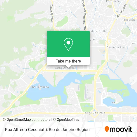 Rua Alfredo Ceschiatti map