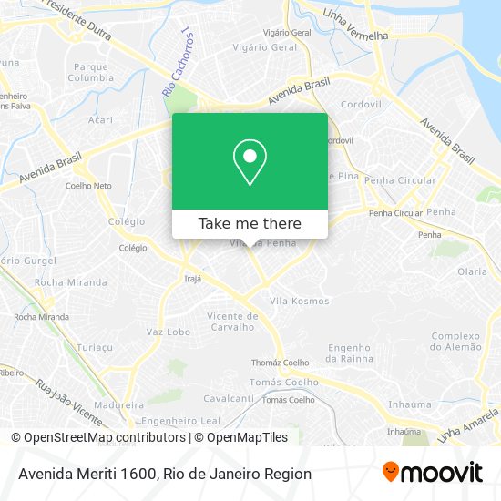 Avenida Meriti 1600 map