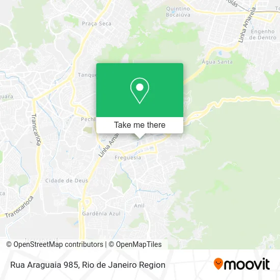 Rua Araguaia 985 map