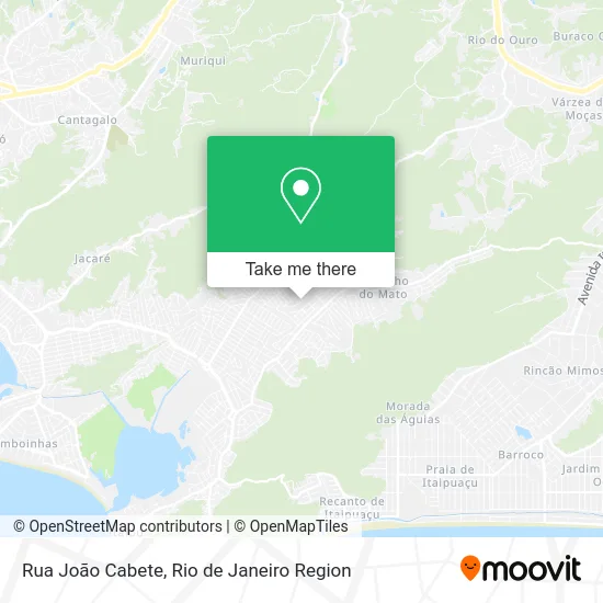 Rua João Cabete map