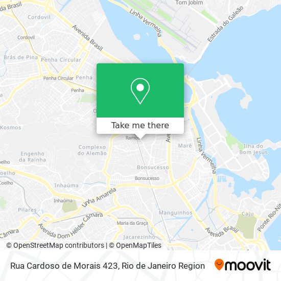 Rua Cardoso de Morais 423 map