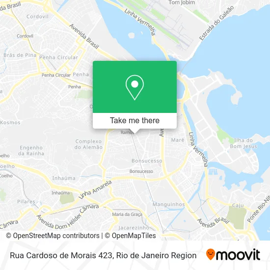 Rua Cardoso de Morais 423 map