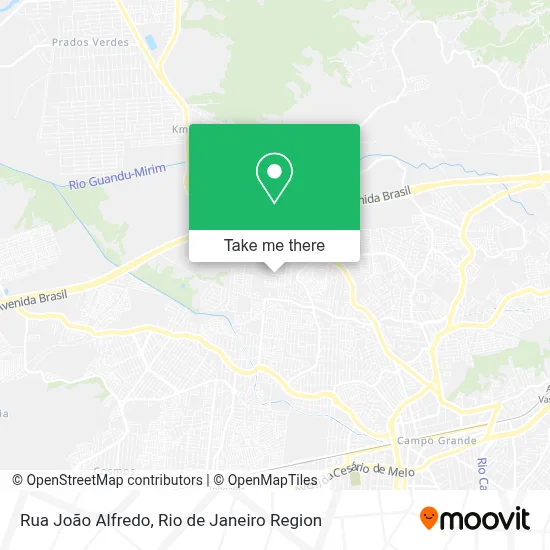 Rua João Alfredo map
