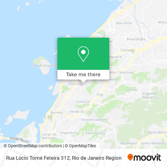 Mapa Rua Lúcio Tomé Feteira 312