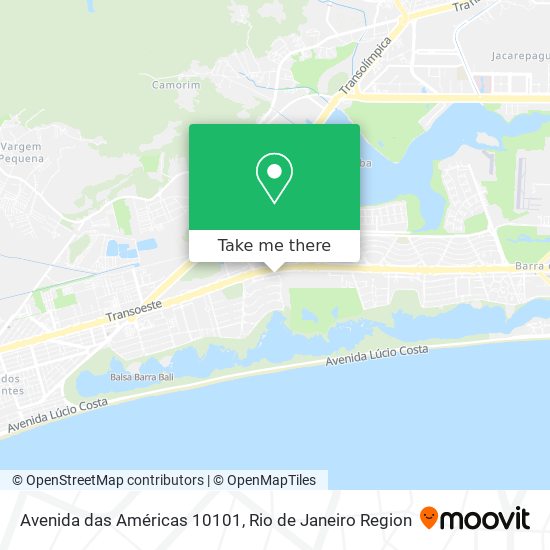 Avenida das Américas 10101 map