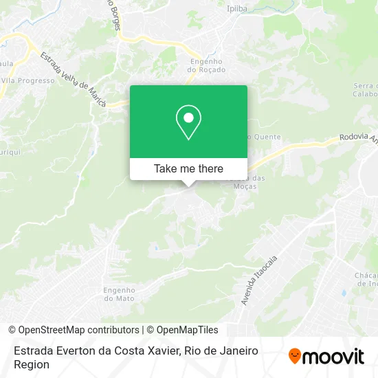 Estrada Everton da Costa Xavier map
