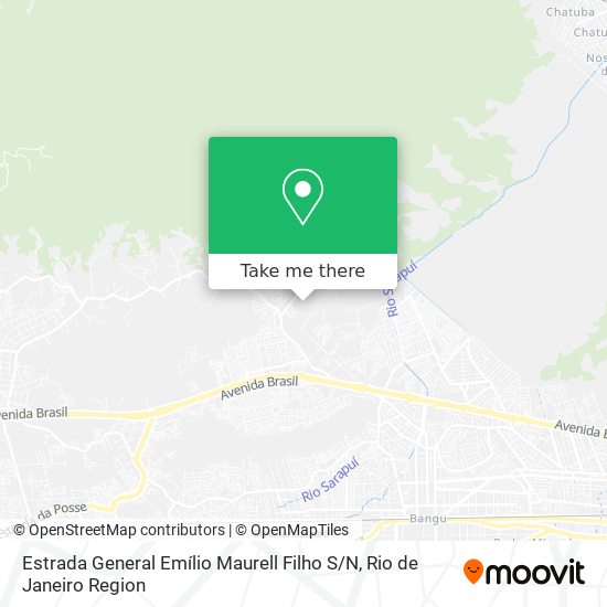 Estrada General Emílio Maurell Filho S / N map