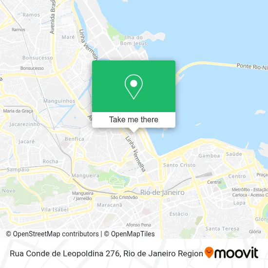 Rua Conde de Leopoldina 276 map
