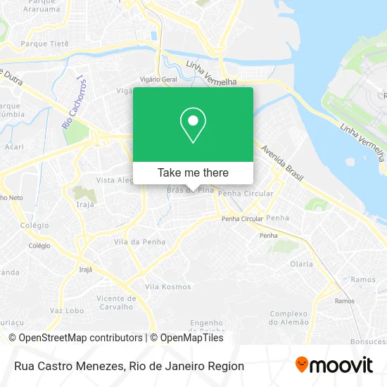 Rua Castro Menezes map