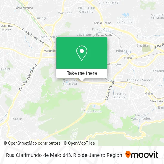 Rua Clarimundo de Melo 643 map