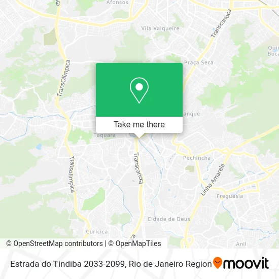 Estrada do Tindiba 2033-2099 map