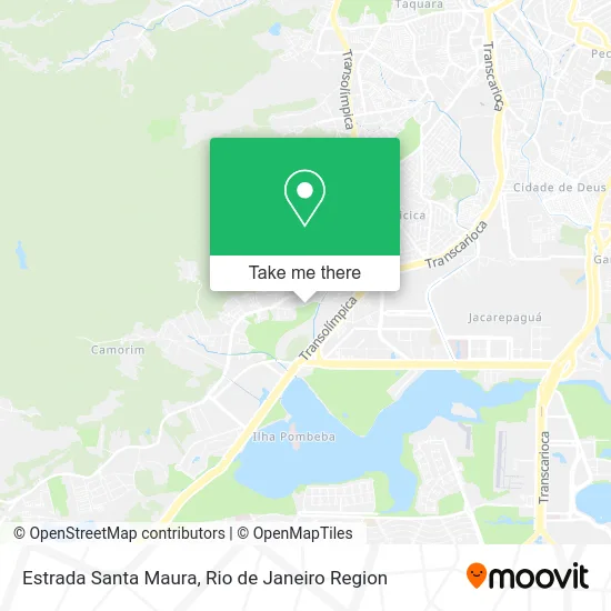 Estrada Santa Maura map