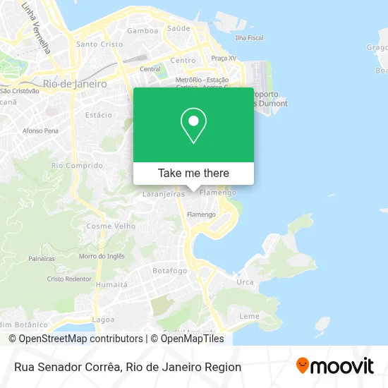 Rua Senador Corrêa map
