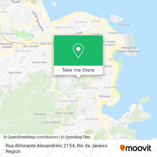 Mapa Rua Almirante Alexandrino 2154