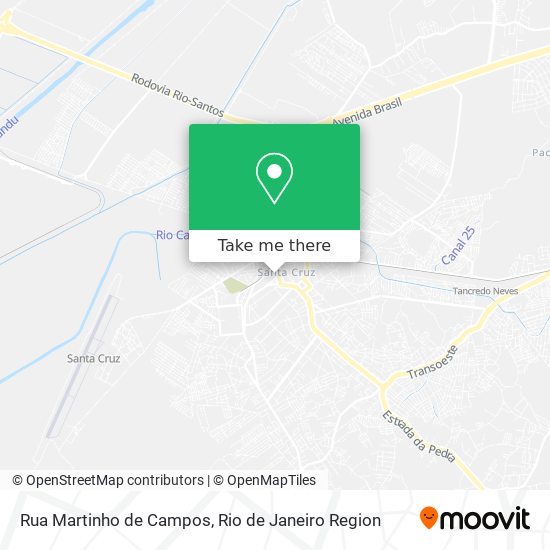 Mapa Rua Martinho de Campos