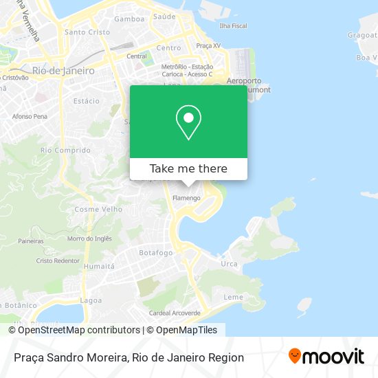 Mapa Praça Sandro Moreira