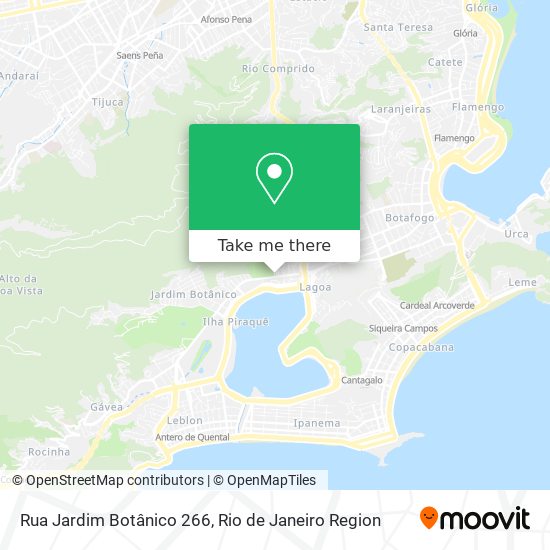 Mapa Rua Jardim Botânico 266