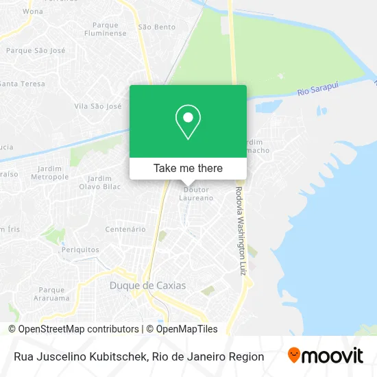 Rua Juscelino Kubitschek map
