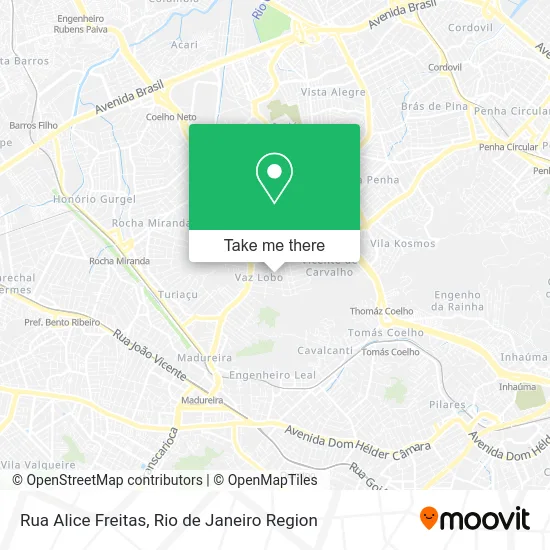 Rua Alice Freitas map