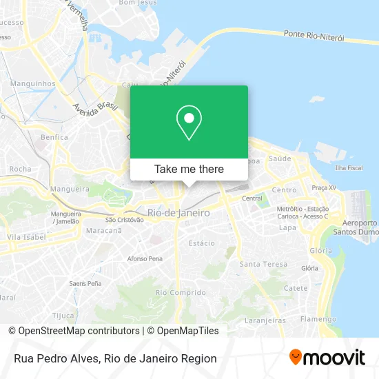 Rua Pedro Alves map