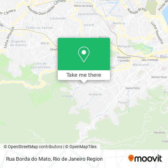 Rua Borda do Mato map