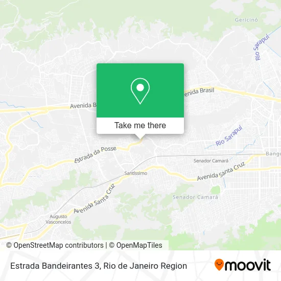 Estrada Bandeirantes 3 map